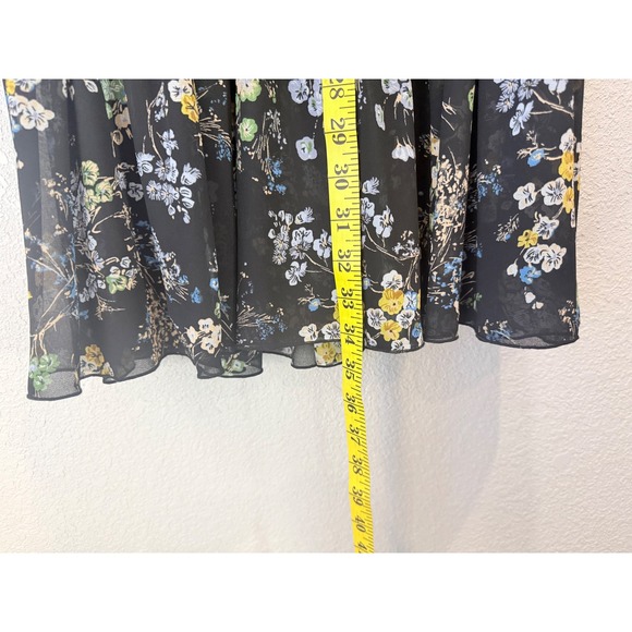 Cinq a Sept Melony Smocked Floral Mini Ruffle Dress Size 00 - Picture 8 of 13